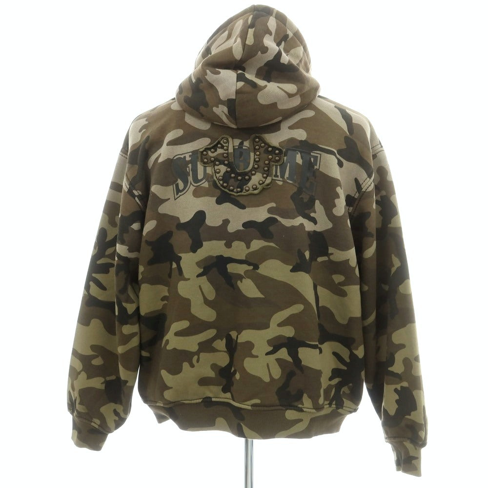 【中古】シュプリーム Supreme x True Religion 2025年秋冬 Zip Up Hooded Sweatshirt パーカー グリーン系【 XL 】【 状態ランクA 】【 メンズ 】