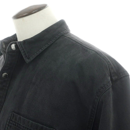 【中古】シュプリーム Supreme 2025年秋冬 Quilted Lined Denim Snap Shirt コットン カジュアルシャツ ブラック【 XL 】【 状態ランクA 】【 メンズ 】