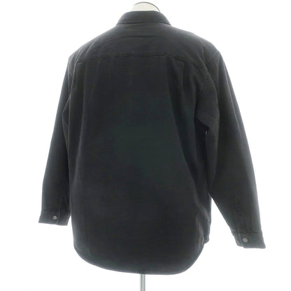 【中古】シュプリーム Supreme 2025年秋冬 Quilted Lined Denim Snap Shirt コットン カジュアルシャツ ブラック【 XL 】【 状態ランクA 】【 メンズ 】