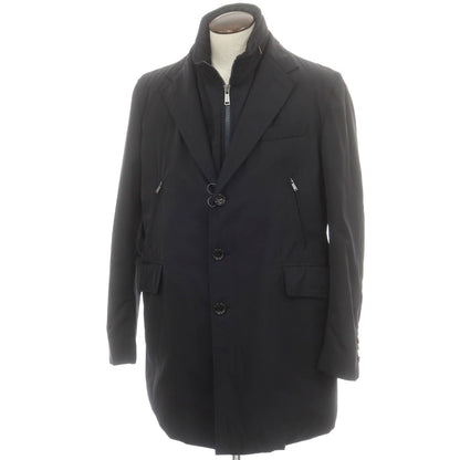 【中古】セブンティ SEVENTY ポリエステル 2WAY ダウンコート ダークネイビー【 54 】【 状態ランクC 】【 メンズ 】