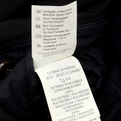 【中古】セブンティ SEVENTY ポリエステル 2WAY ダウンコート ダークネイビー【 54 】【 状態ランクC 】【 メンズ 】