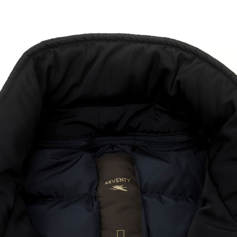 【中古】セブンティ SEVENTY ポリエステル 2WAY ダウンコート ダークネイビー【サイズ54】【 状態ランクC 】【 メンズ 】[CPD]