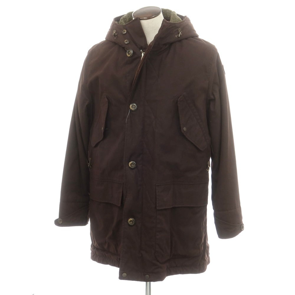 【中古】ヒストリック HISTORIC コットン 中綿 モッズコート ブラウン【 サイズXXL 】【 状態ランクB 】【 メンズ 】 [BPD]