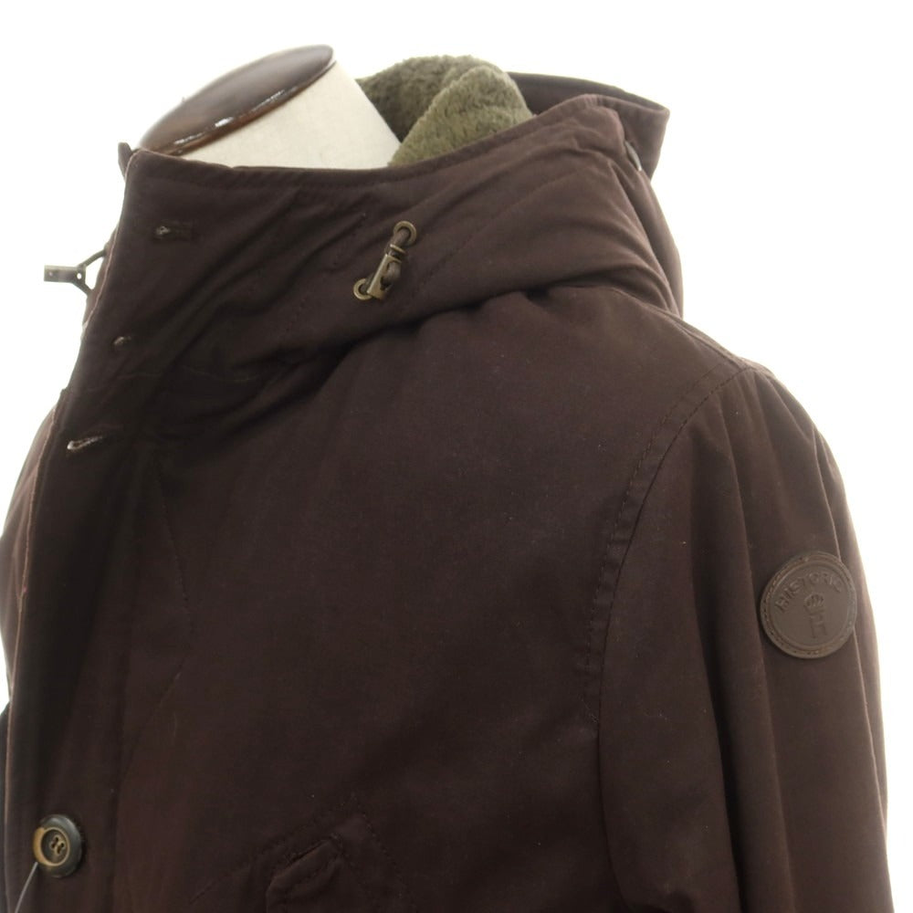 【中古】ヒストリック HISTORIC コットン 中綿 モッズコート ブラウン【 サイズXXL 】【 状態ランクB 】【 メンズ 】 [BPD]