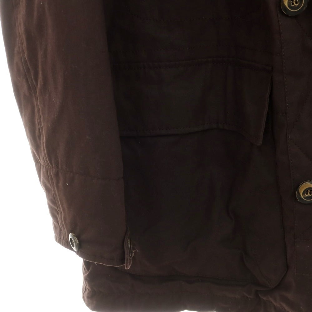 【中古】ヒストリック HISTORIC コットン 中綿 モッズコート ブラウン【 サイズXXL 】【 状態ランクB 】【 メンズ 】 [BPD]