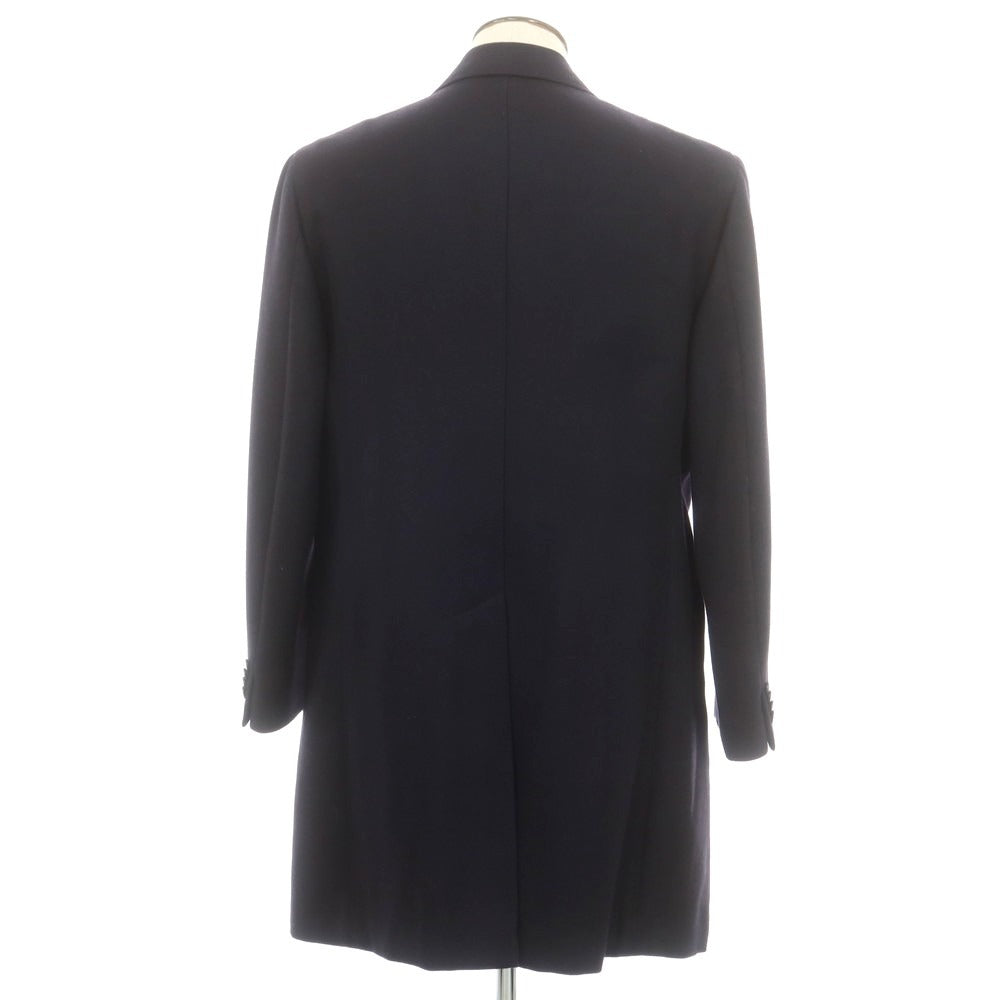 【中古】その他ブランド Brand ウール チェスターフィールドコート ネイビー【 54 】【 状態ランクB 】【 メンズ 】