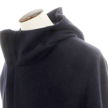 【中古】イーヴォ Hevo ウールポリエステルナイロン ダブルジップ フーデッドブルゾン ネイビー【 54 】【 状態ランクB 】【 メンズ 】