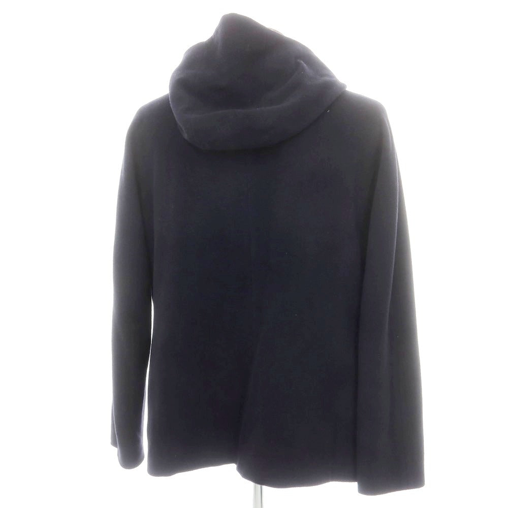 【中古】イーヴォ Hevo ウールポリエステルナイロン ダブルジップ フーデッドブルゾン ネイビー【 54 】【 状態ランクB 】【 メンズ 】