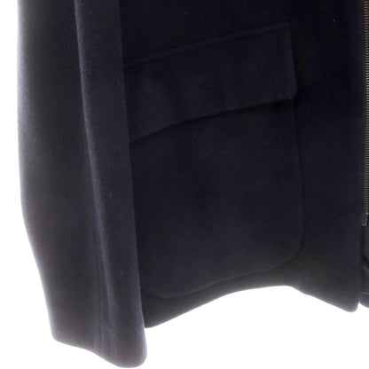 【中古】イーヴォ Hevo ウールポリエステルナイロン ダブルジップ フーデッドブルゾン ネイビー【 54 】【 状態ランクB 】【 メンズ 】