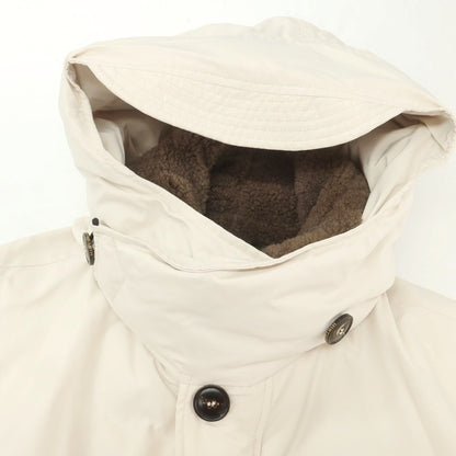 【中古】ヒストリック HISTORIC ATMOSPHERIC PARKA ポリエステル フーデッド ダウンジャケット アイボリー【 XXL 】【 状態ランクB 】【 メンズ 】