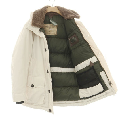 【中古】ヒストリック HISTORIC ATMOSPHERIC PARKA ポリエステル フーデッド ダウンジャケット アイボリー【 XXL 】【 状態ランクB 】【 メンズ 】