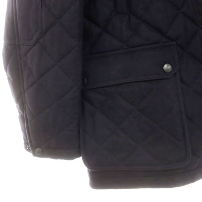 【中古】フレンチアイ FRENCHEYE Thermore ウールポリエスエルカシミヤ キルティングブルゾン ダークネイビー【 44 】【 状態ランクB 】【 メンズ 】