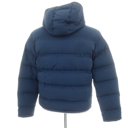 【中古】アップトゥービー UP TO BE ナイロンポリウレタン フーデッド ダウンジャケット ブルー【 54 】【 状態ランクC 】【 メンズ 】