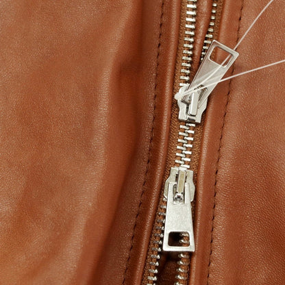 【中古】ジョルジオブラット GIORGIO BRATO レザー ライダースジャケット ライトブラウン【 54 】【 状態ランクB 】【 メンズ 】