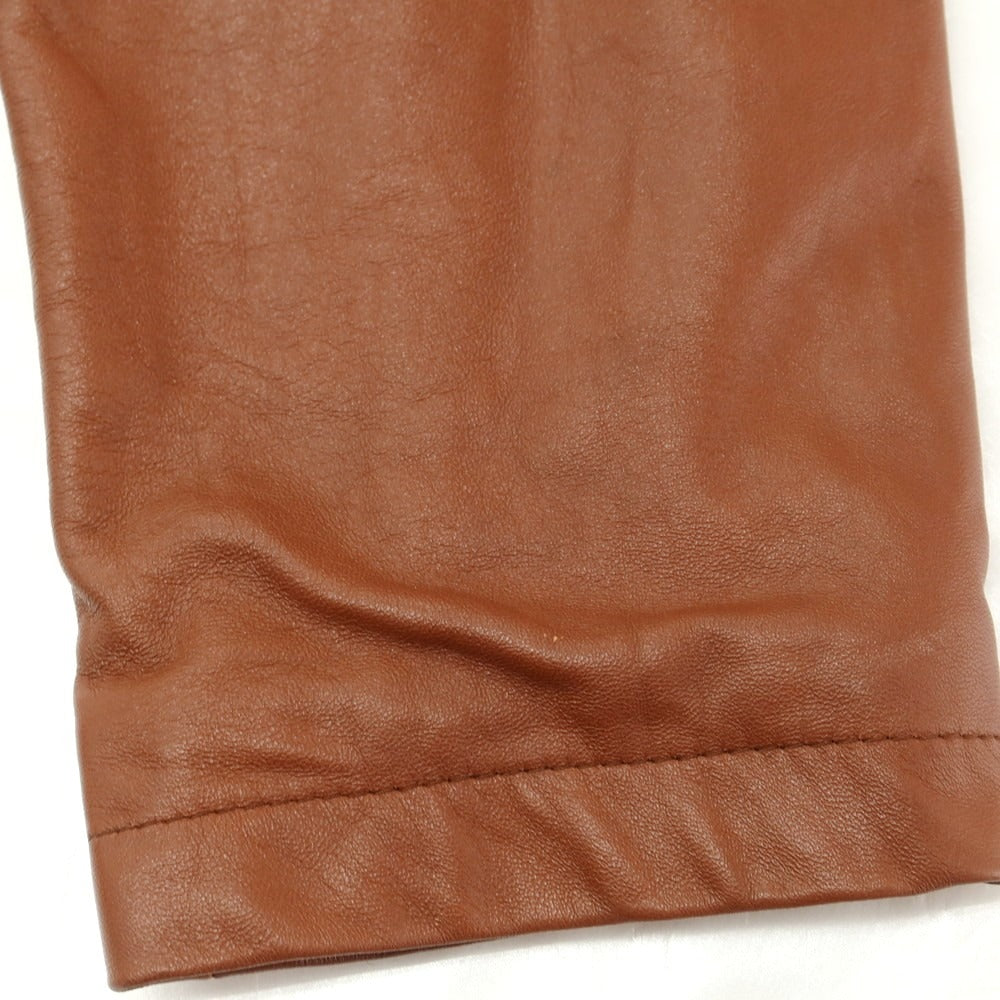 【中古】ジョルジオブラット GIORGIO BRATO レザー ライダースジャケット ライトブラウン【 54 】【 状態ランクB 】【 メンズ 】