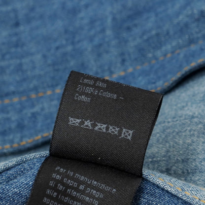 【中古】エルマンノ シェルヴィーノ ERMANNO SCERVINO ラムスキンレザー ライダースジャケット ブラックブラウン【 54 】【 状態ランクB 】【 メンズ 】