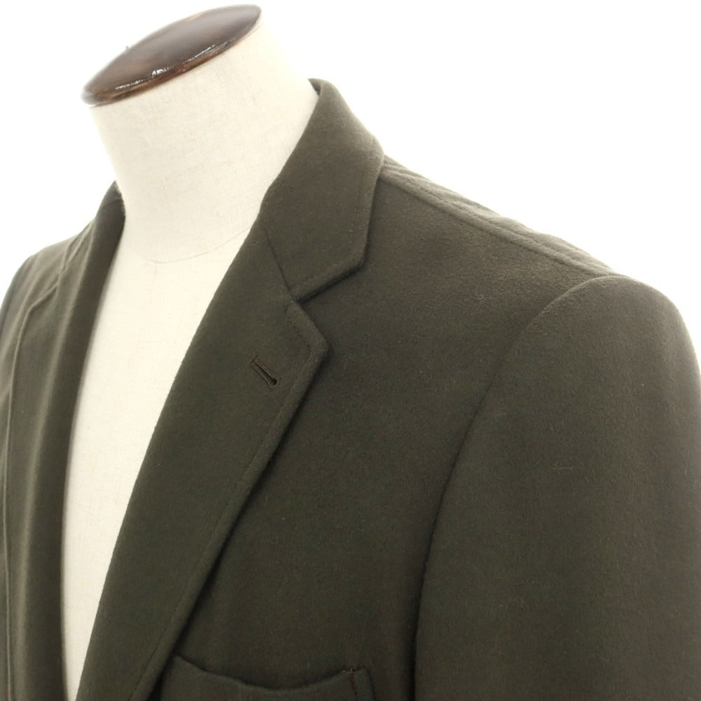 【中古】トネッロ TONELLO ウールナイロンカシミヤ 3B カジュアルジャケット オリーブ【サイズ54】【 状態ランクC 】【 メンズ 】[CPD]