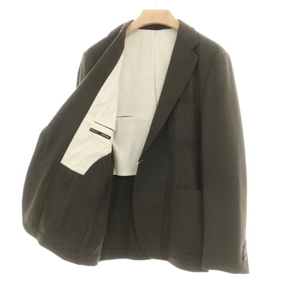 【中古】トネッロ TONELLO ウールナイロンカシミヤ 3B カジュアルジャケット オリーブ【 54 】【 状態ランクC 】【 メンズ 】