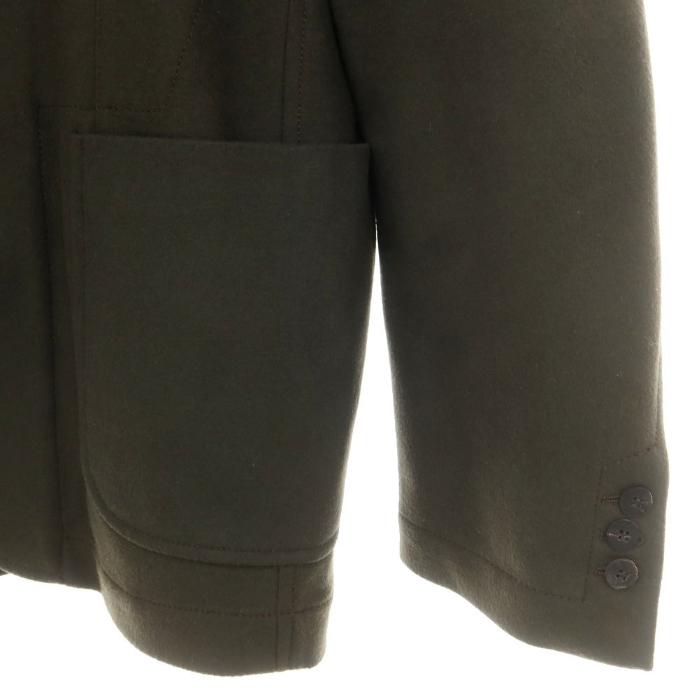 【中古】トネッロ TONELLO ウールナイロンカシミヤ 3B カジュアルジャケット オリーブ【サイズ54】【 状態ランクC 】【 メンズ 】[CPD]
