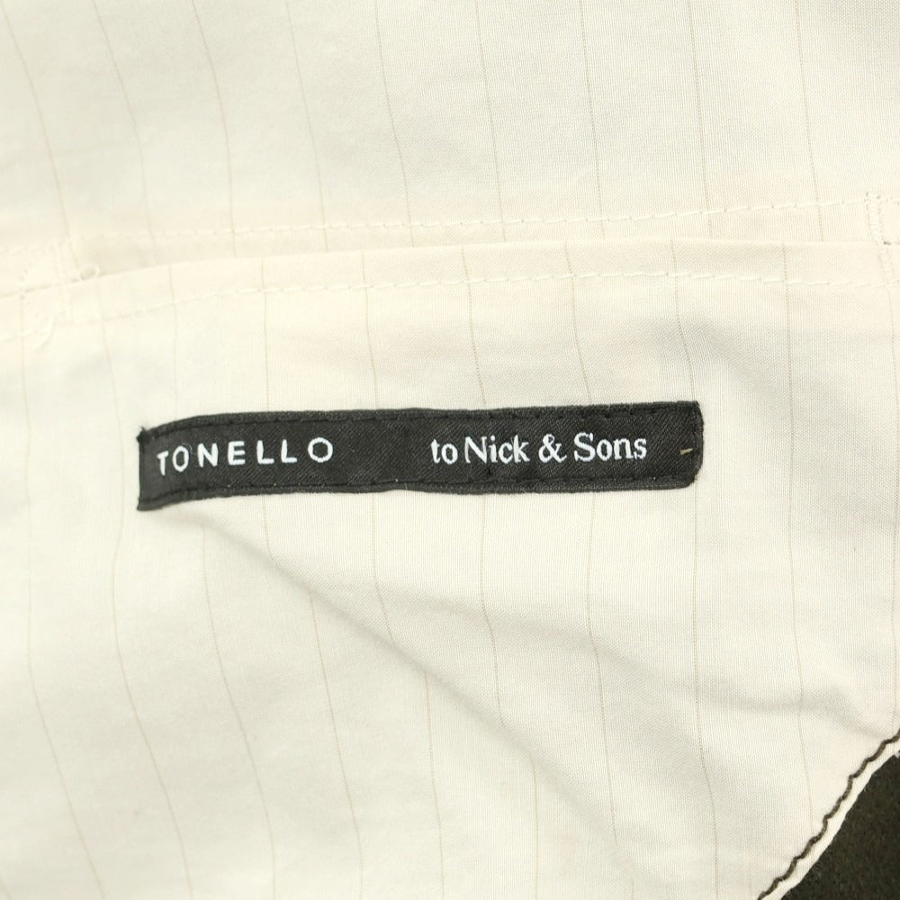 【中古】トネッロ TONELLO ウールナイロンカシミヤ 3B カジュアルジャケット オリーブ【 54 】【 状態ランクC 】【 メンズ 】