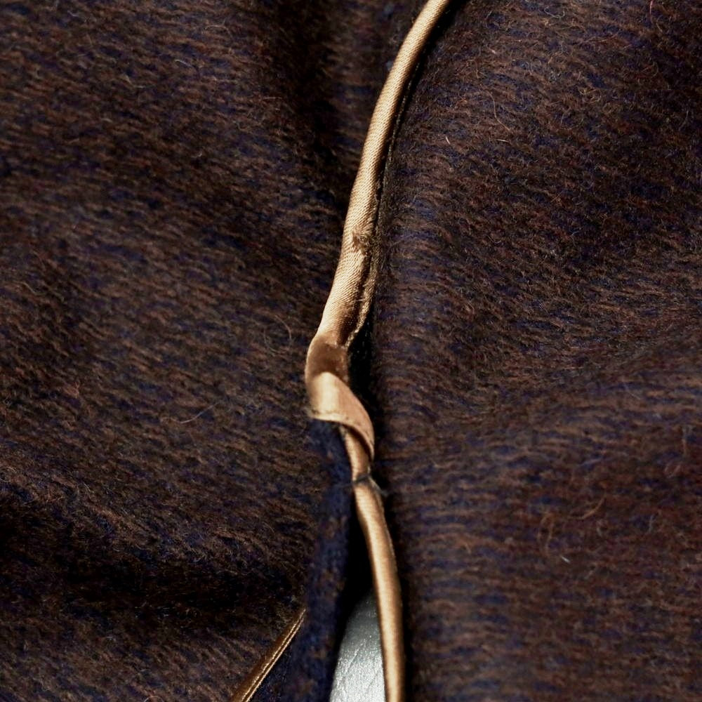 【中古】パオローニ PAOLONI ウールナイロンアクリル 2B テーラードジャケット ネイビーxブラウン【 54 】【 状態ランクB 】【 メンズ 】