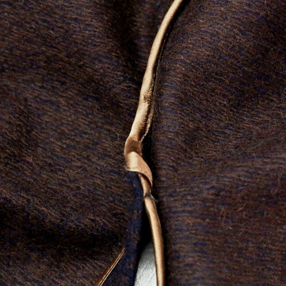 【中古】パオローニ PAOLONI ウールナイロンアクリル 2B テーラードジャケット ネイビーxブラウン【 54 】【 状態ランクB 】【 メンズ 】