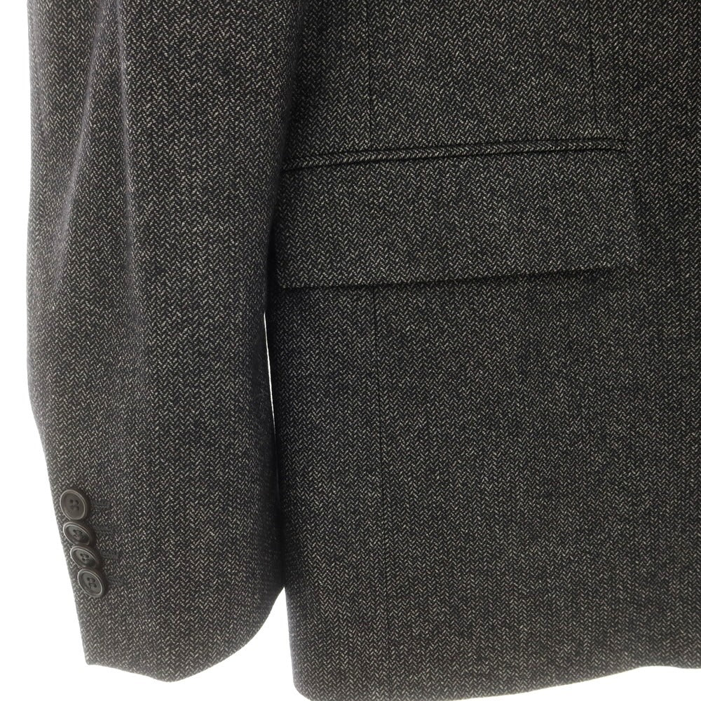 【中古】パオローニ PAOLONI ウールコットン テーラードジャケット グレー【 54 】【 状態ランクC 】【 メンズ 】