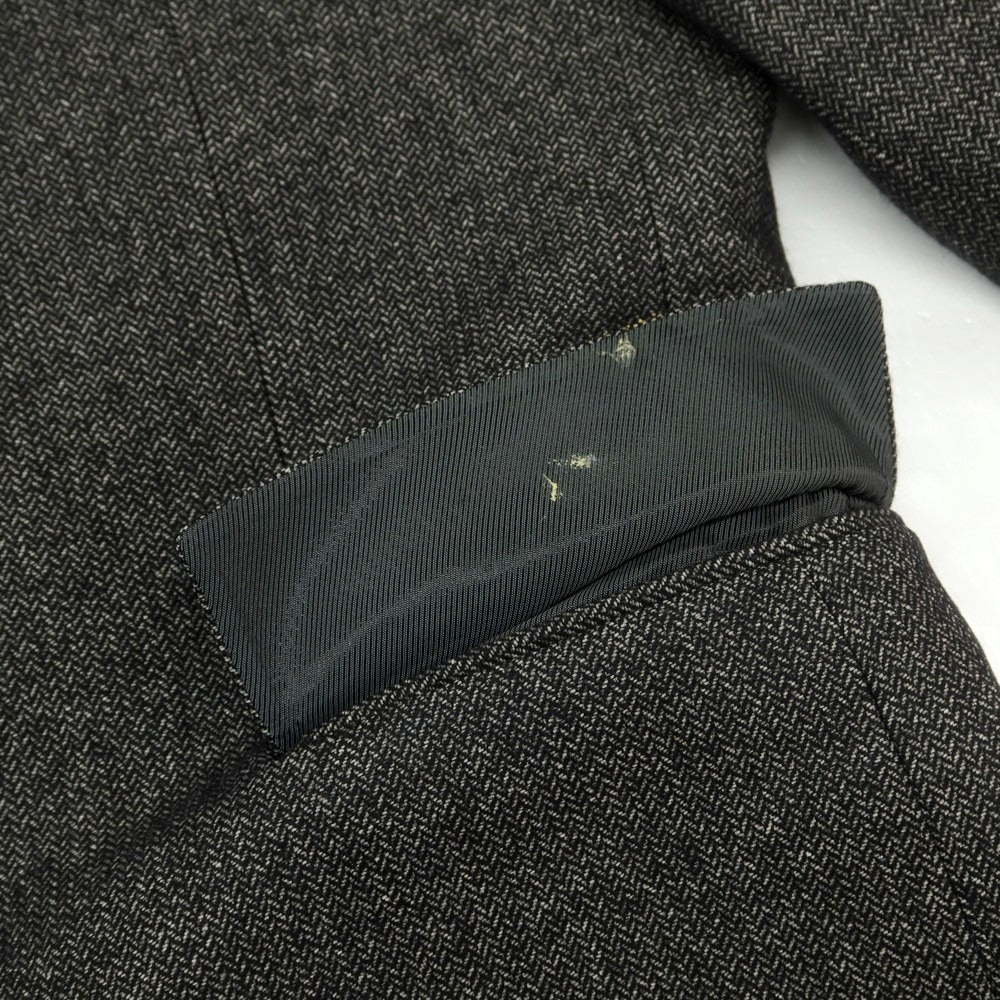 【中古】パオローニ PAOLONI ウールコットン テーラードジャケット グレー【 54 】【 状態ランクC 】【 メンズ 】