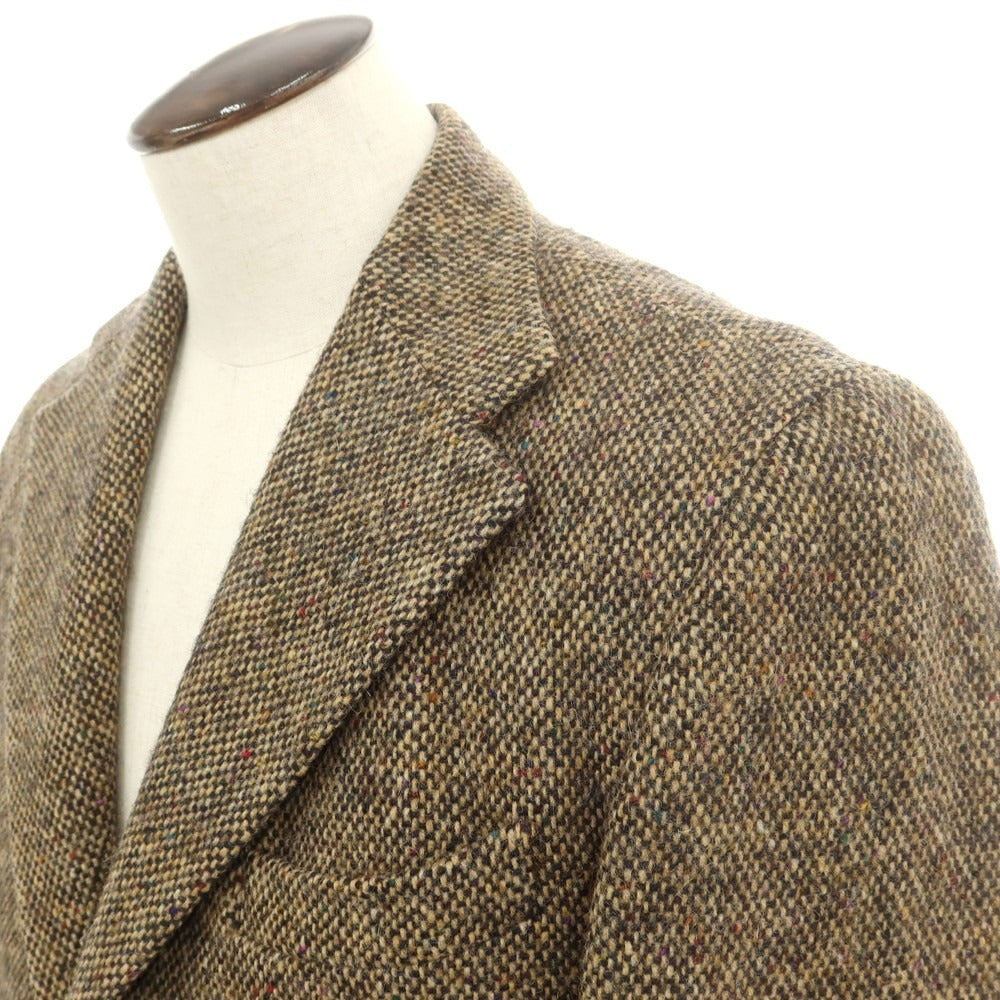 【中古】アラン ALAIN ツイードウール テーラードジャケット ベージュ【 54 】【 状態ランクC 】【 メンズ 】