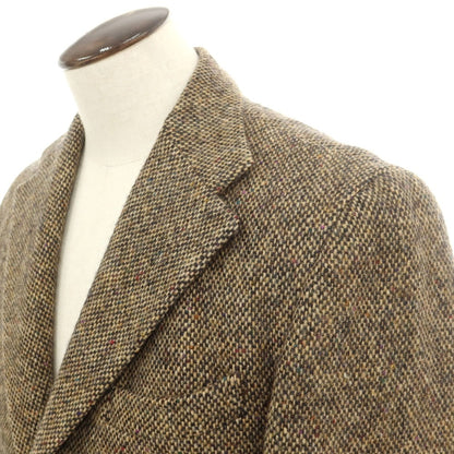 【中古】アラン ALAIN ツイードウール テーラードジャケット ベージュ【 54 】【 状態ランクC 】【 メンズ 】