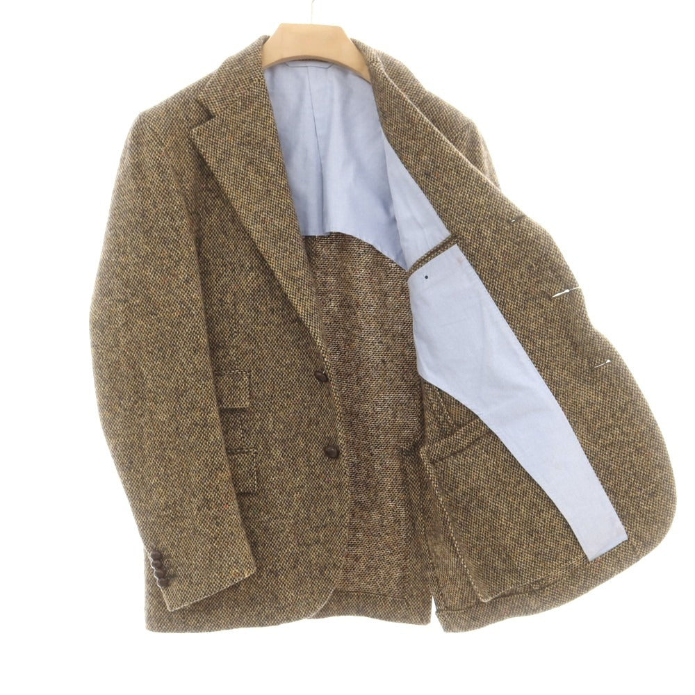 【中古】アラン ALAIN ツイードウール テーラードジャケット ベージュ【 54 】【 状態ランクC 】【 メンズ 】