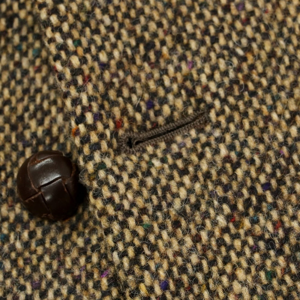 【中古】アラン ALAIN ツイードウール テーラードジャケット ベージュ【 54 】【 状態ランクC 】【 メンズ 】