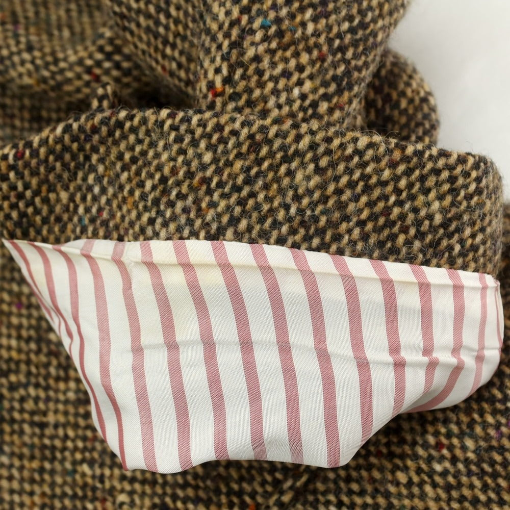 【中古】アラン ALAIN ツイードウール テーラードジャケット ベージュ【 54 】【 状態ランクC 】【 メンズ 】