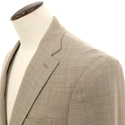 【中古】イレブンティ eleventy ポリエステルウール ジャージー 2B テーラードジャケット ダークベージュ【サイズ54】【 状態ランクB 】【 メンズ 】