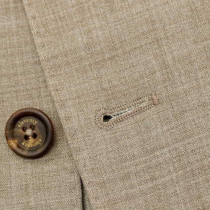 【中古】イレブンティ eleventy ポリエステルウール ジャージー 2B テーラードジャケット ダークベージュ【サイズ54】【 状態ランクB 】【 メンズ 】