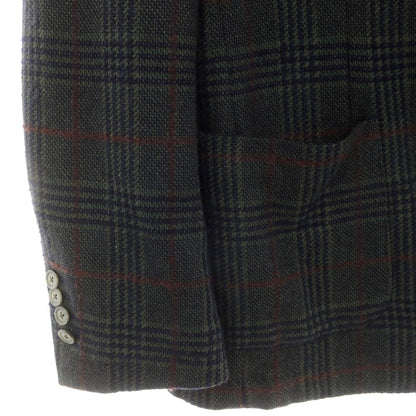 【中古】アルテア Altea ウールコットン カジュアルジャケット ダークグリーン【 54 】【 状態ランクC 】【 メンズ 】