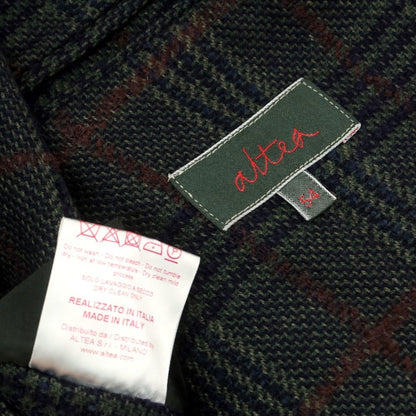 【中古】アルテア Altea ウールコットン カジュアルジャケット ダークグリーン【 54 】【 状態ランクC 】【 メンズ 】