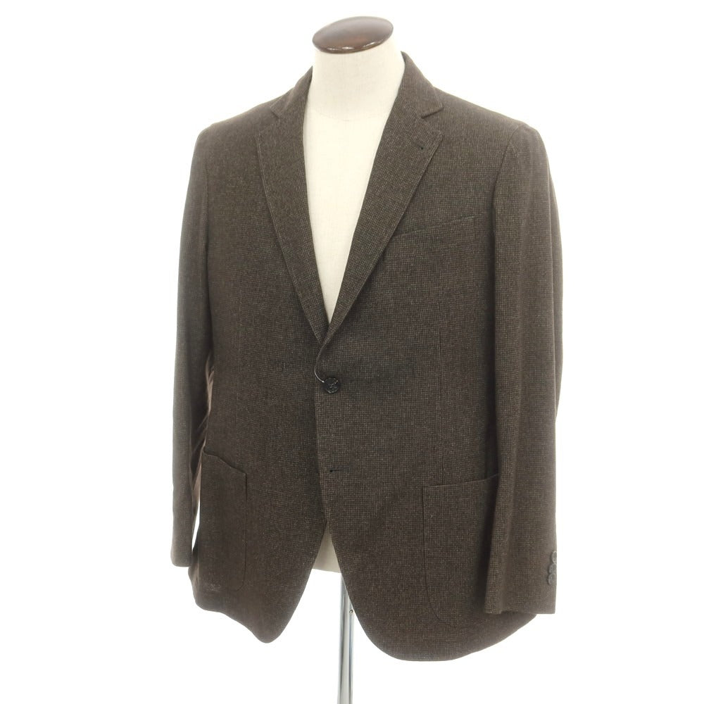 【中古】トンボリーニ TOMBOLINI ウールナイロンコットン テーラードジャケット ブラウン【 54 】【 状態ランクB 】【 メンズ 】