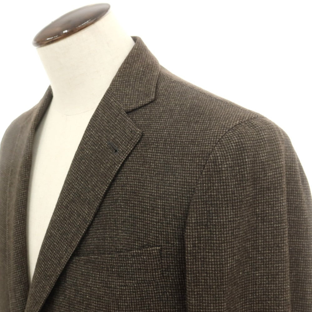 【中古】トンボリーニ TOMBOLINI ウールナイロンコットン テーラードジャケット ブラウン【 54 】【 状態ランクB 】【 メンズ 】