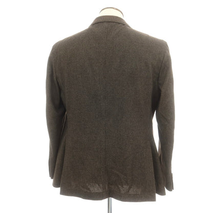 【中古】トンボリーニ TOMBOLINI ウールナイロンコットン テーラードジャケット ブラウン【 54 】【 状態ランクB 】【 メンズ 】