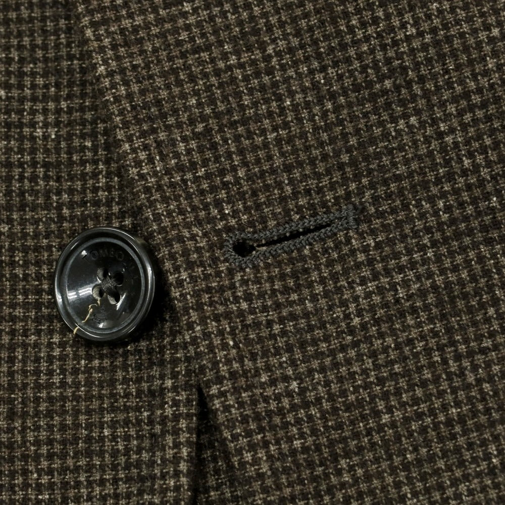 【中古】トンボリーニ TOMBOLINI ウールナイロンコットン テーラードジャケット ブラウン【 54 】【 状態ランクB 】【 メンズ 】