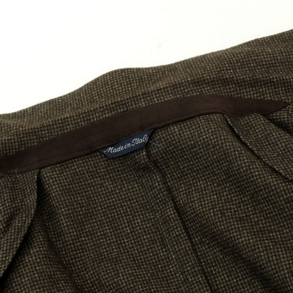 【中古】トンボリーニ TOMBOLINI ウールナイロンコットン テーラードジャケット ブラウン【 54 】【 状態ランクB 】【 メンズ 】