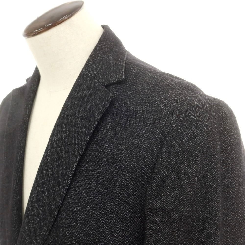 【中古】マスターコート MASTER COAT ウールコットン カジュアルジャケット ブラック系【サイズ54】【 状態ランクB 】【 メンズ 】[CPD]