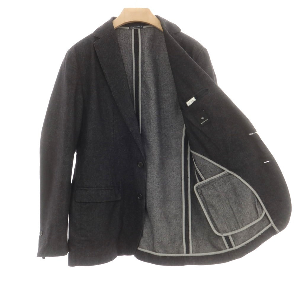 【中古】マスターコート MASTER COAT ウールコットン カジュアルジャケット ブラック系【サイズ54】【 状態ランクB 】【 メンズ 】[CPD]