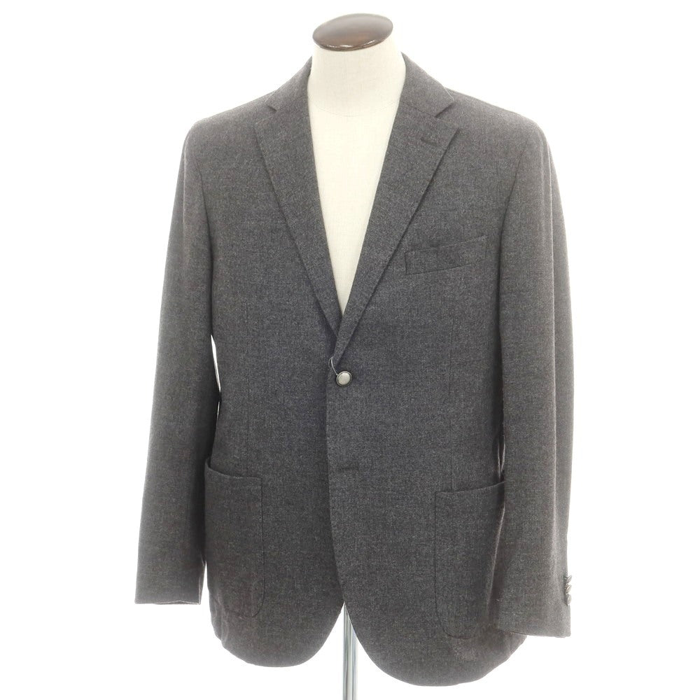 【中古】BRIAN HAMILTON ウール 2B カジュアルジャケット グレー【 54 】【 状態ランクB 】【 メンズ 】