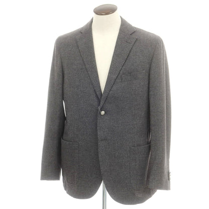 【中古】BRIAN HAMILTON ウール 2B カジュアルジャケット グレー【 54 】【 状態ランクB 】【 メンズ 】