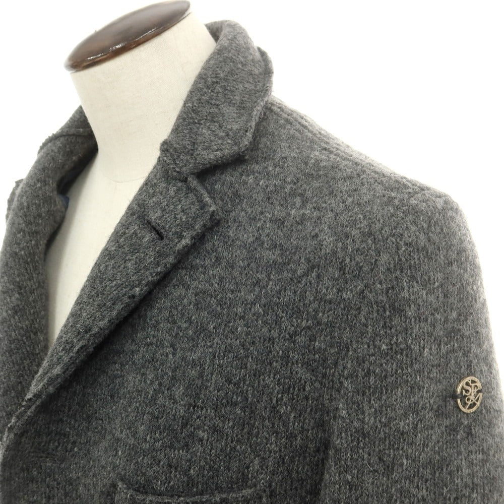 【中古】SAN FRANCISCO CLOTHING MAKER ウールポリエステル 3B カジュアルジャケット グレー【 54 】【 状態ランクB 】【 メンズ 】