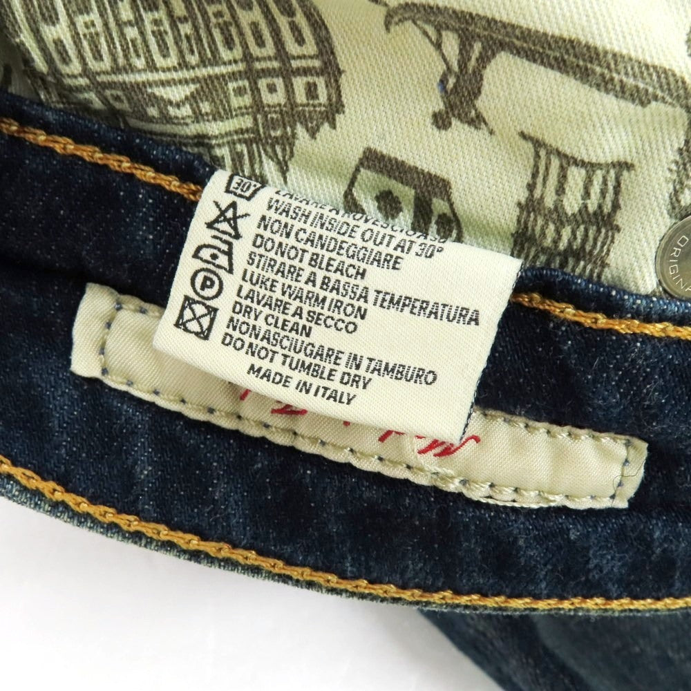 【中古】ディーヴ ファイブ. DW5 Trenta ストレッチコットン デニムパンツ ジーンズ ネイビー【 38 】【 状態ランクB 】【 メンズ 】