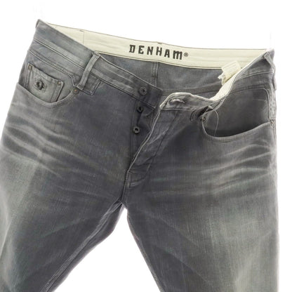 【中古】デンハム DENHAM SKIN ストレッチコットン デニムパンツ ジーンズ グレー【 38 】【 状態ランクC 】【 メンズ 】
