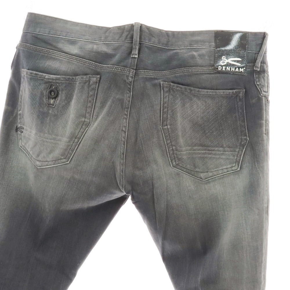 【中古】デンハム DENHAM SKIN ストレッチコットン デニムパンツ ジーンズ グレー【 38 】【 状態ランクC 】【 メンズ 】